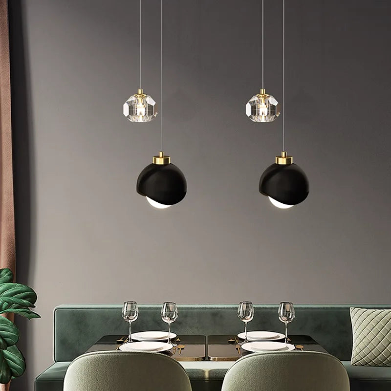 Luminaire Chic en Cristal LED pour Salon et Salle à Manger IL582749-ILLUMEEN.COM