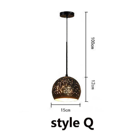 Luminaire Chic en Fer Forgé Éclairant avec Elegance IL586742-ILLUMEEN.COM