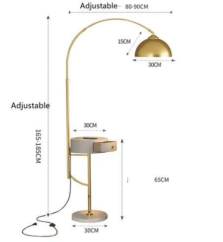 Luminaire Chic en Métal Noir et Doré IL583729-ILLUMEEN.COM