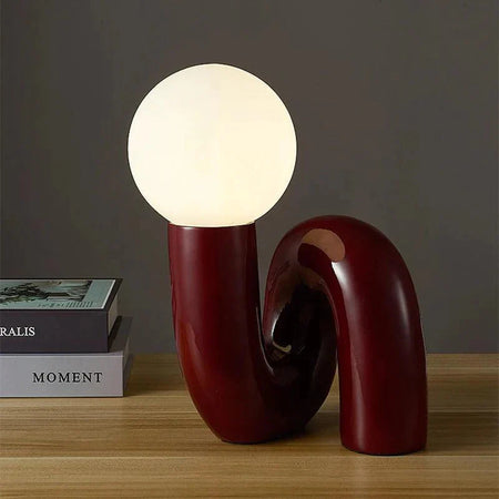 Luminaire Chic : Lampe de Bureau Élégante en Verre et Résine IL927463-ILLUMEEN.COM