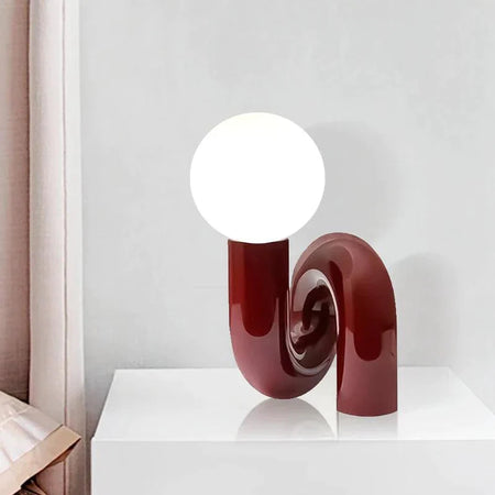 Luminaire Chic : Lampe de Bureau Élégante en Verre et Résine IL927463-ILLUMEEN.COM