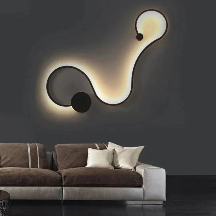 Luminaire Chic : Serpent Mural Asymétrique IL582947-ILLUMEEN.COM