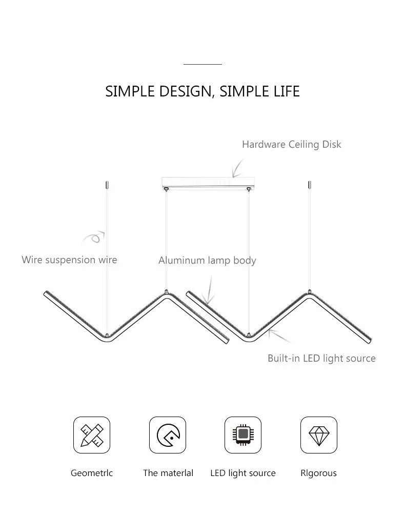 Luminaire Contemporain Élégant en Or et Noir IL582731-ILLUMEEN.COM