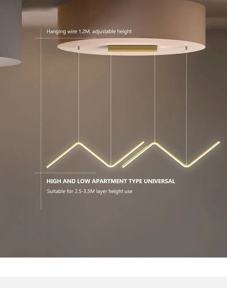 Luminaire Contemporain Élégant en Or et Noir IL582731-ILLUMEEN.COM