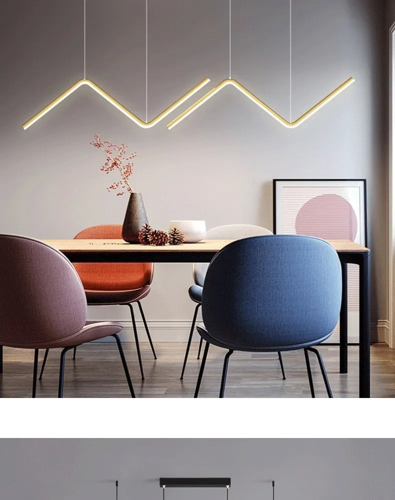 Luminaire Contemporain Élégant en Or et Noir IL582731-ILLUMEEN.COM