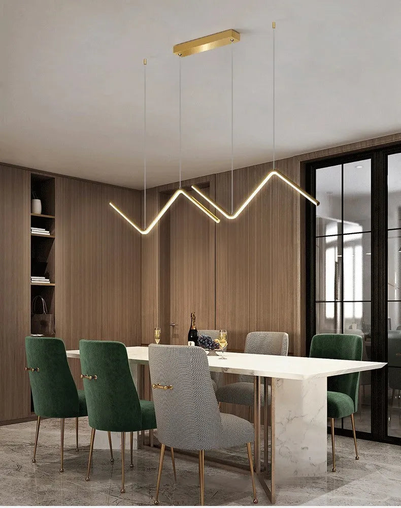 Luminaire Contemporain Élégant en Or et Noir IL582731-ILLUMEEN.COM