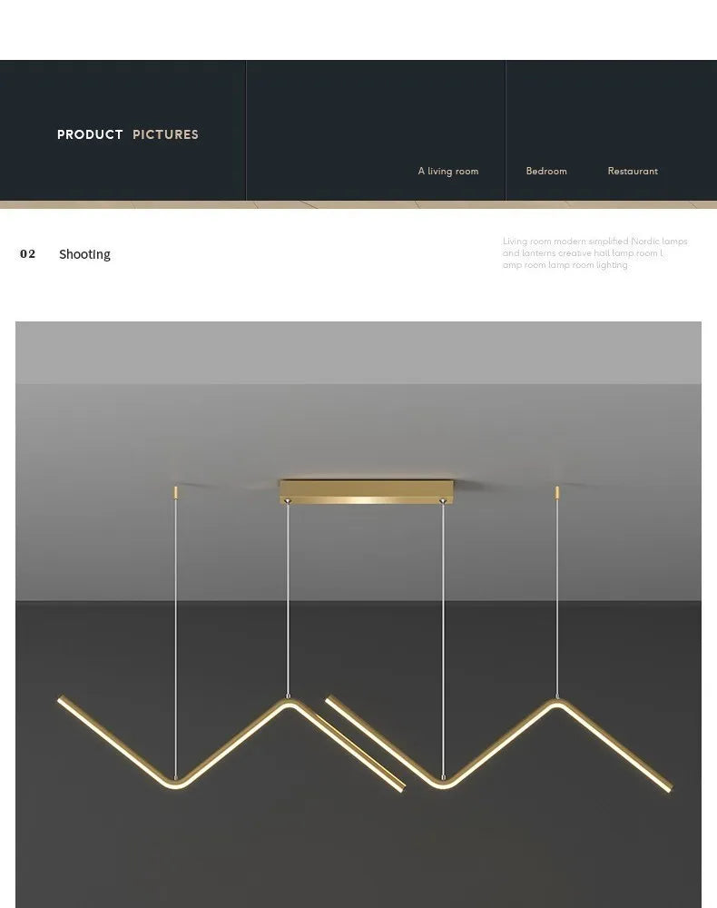 Luminaire Contemporain Élégant en Or et Noir IL582731-ILLUMEEN.COM