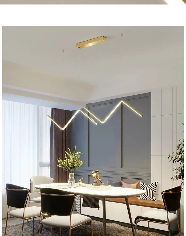 Luminaire Contemporain Élégant en Or et Noir IL582731-ILLUMEEN.COM