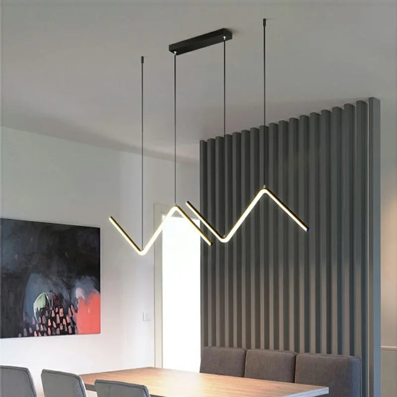 Luminaire Contemporain Élégant en Or et Noir IL582731-ILLUMEEN.COM