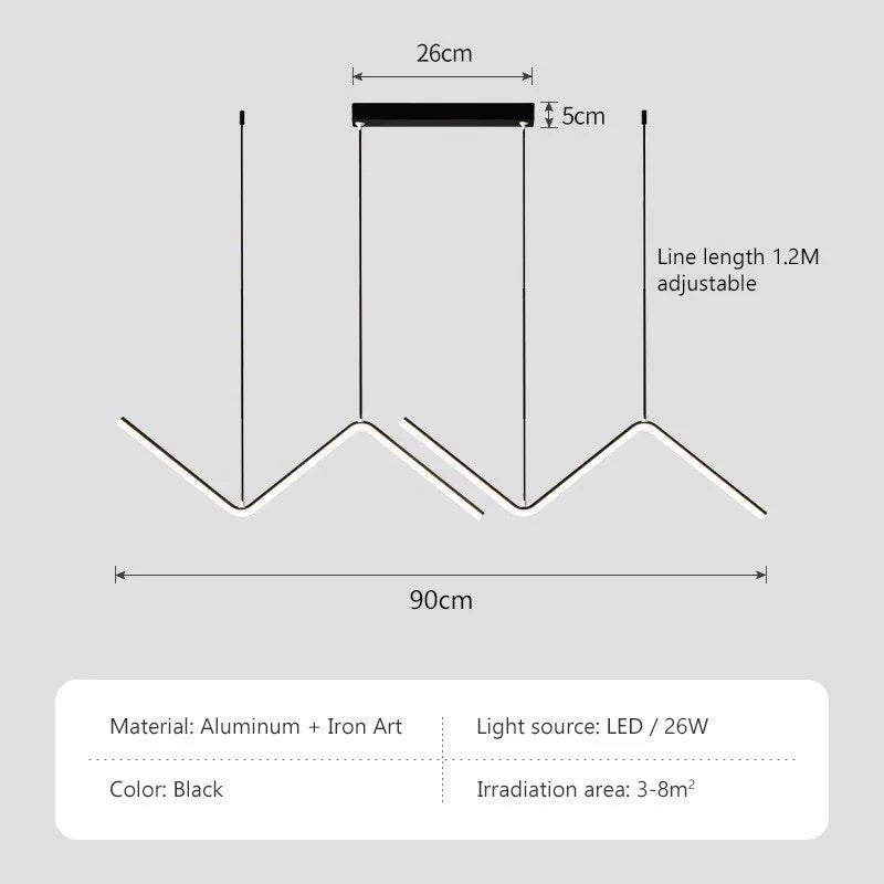 Luminaire Contemporain Élégant en Or et Noir IL582731-ILLUMEEN.COM