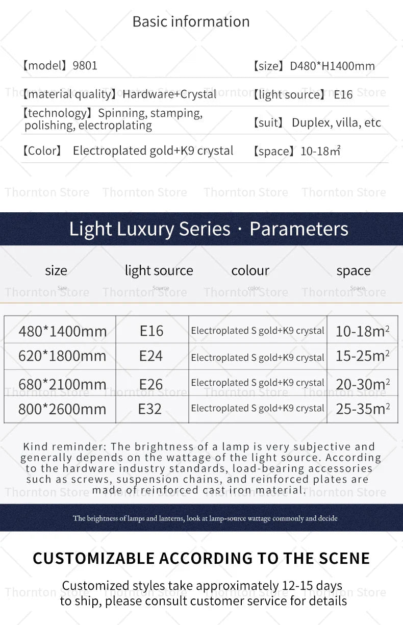 Luminaire Éblouissant IL123456 pour un Éclairage Luxueux-ILLUMEEN.COM
