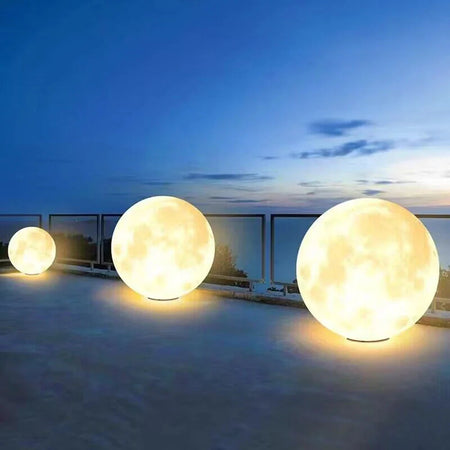 Luminaire Éclat de Lune: Applique Solaire LED Étanche IL572839-ILLUMEEN.COM