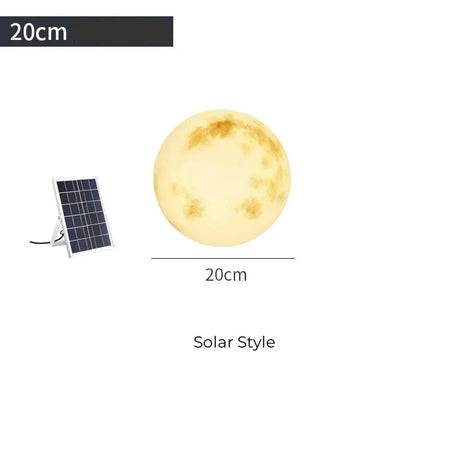 Luminaire Éclat de Lune: Applique Solaire LED Étanche IL572839-ILLUMEEN.COM