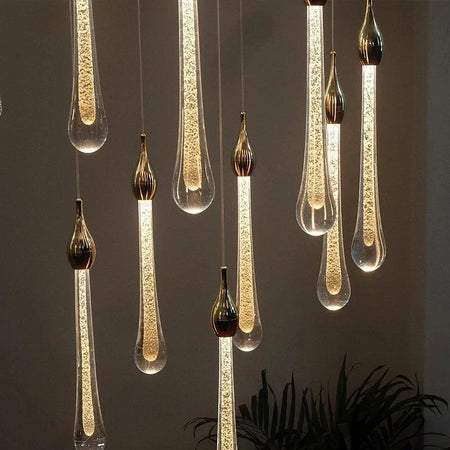 Luminaire Élégance Cristal et Acier Inoxydable IL295748-ILLUMEEN.COM