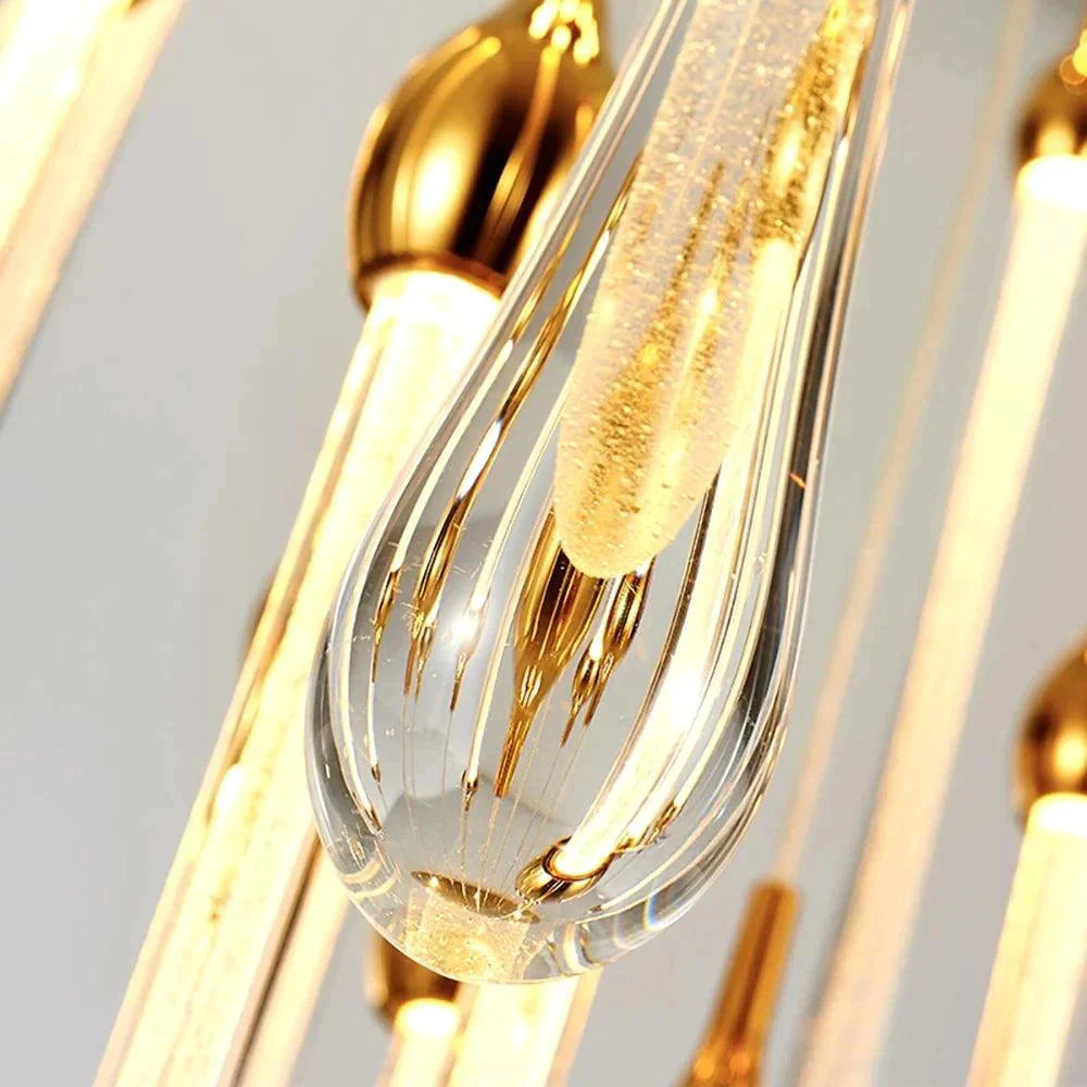 Luminaire Élégance Cristal et Acier Inoxydable IL295748-ILLUMEEN.COM