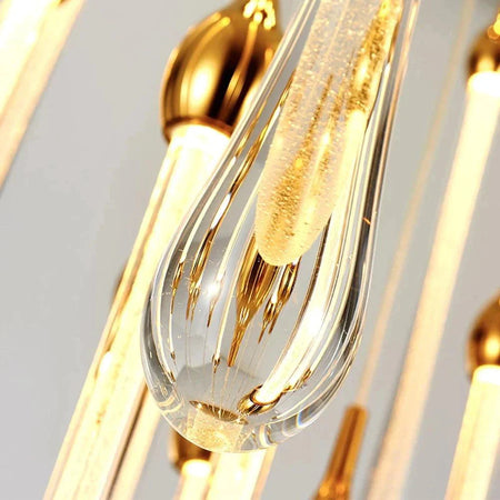 Luminaire Élégance Cristal et Acier Inoxydable IL295748-ILLUMEEN.COM