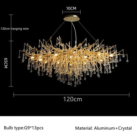 Luminaire Élégance Cristal et Fer IL572394-ILLUMEEN.COM