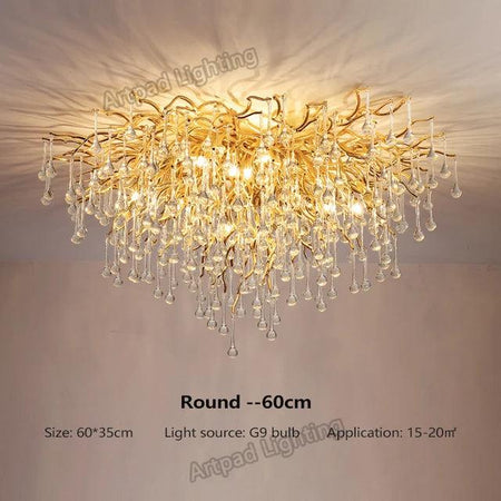 Luminaire Élégance Cristal et Fer IL572394-ILLUMEEN.COM