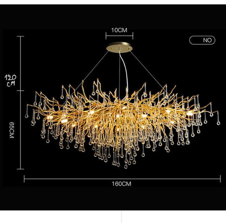 Luminaire Élégance Cristal et Fer IL572394-ILLUMEEN.COM