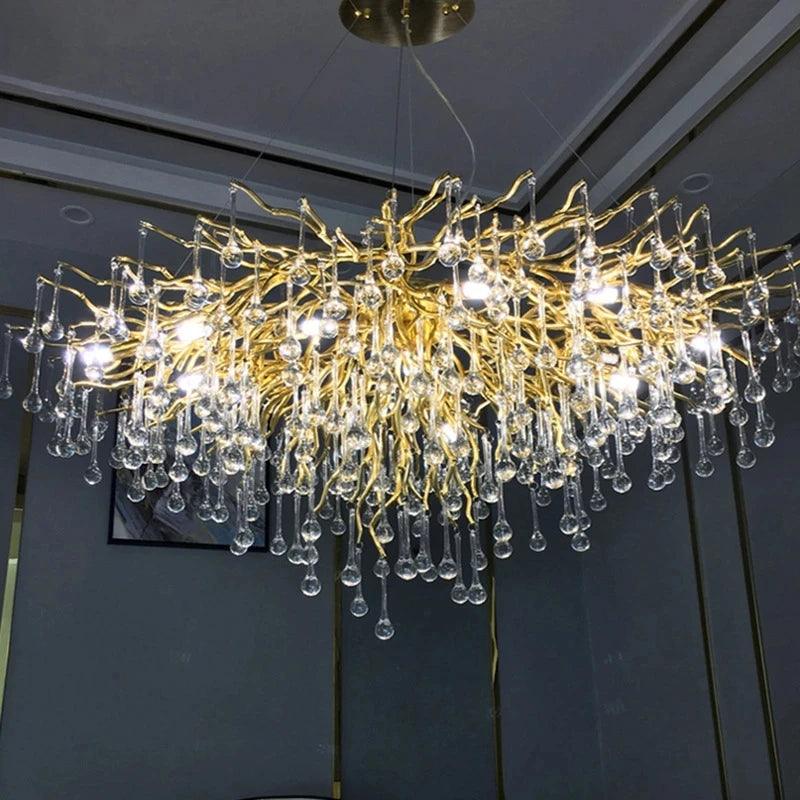 Luminaire Élégance Cristal et Fer IL572394-ILLUMEEN.COM
