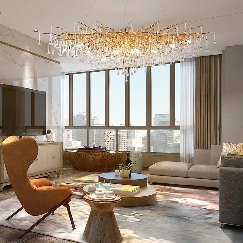 Luminaire Élégance Cristal et Fer IL572394-ILLUMEEN.COM