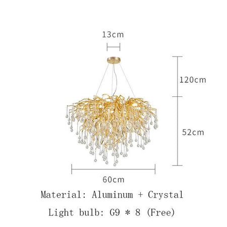 Luminaire Élégance Cristal et Fer IL572394-ILLUMEEN.COM
