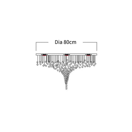 Luminaire Élégance Cristalline IL583920 avec Éclairage LED-ILLUMEEN.COM