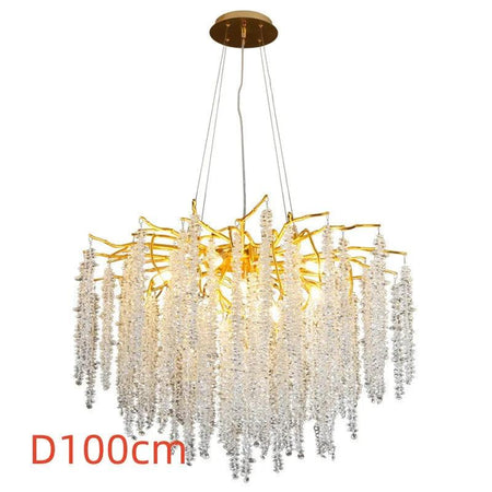 Luminaire Élégance Lumineuse IL836492 en Aluminium et Cristal-ILLUMEEN.COM