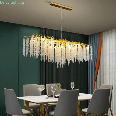 Luminaire Élégance Lumineuse IL836492 en Aluminium et Cristal-ILLUMEEN.COM
