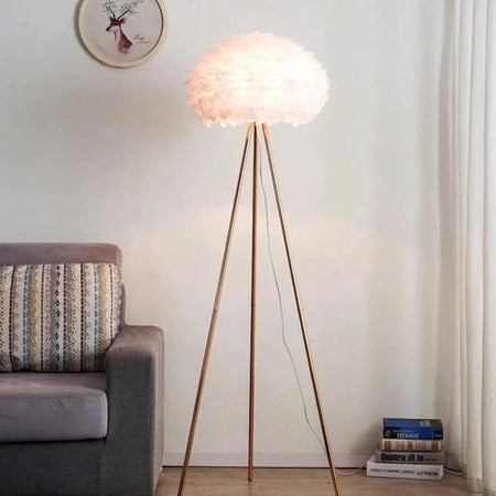 Luminaire Élégance Plume - Un Artisanat Unique IL742391-ILLUMEEN.COM