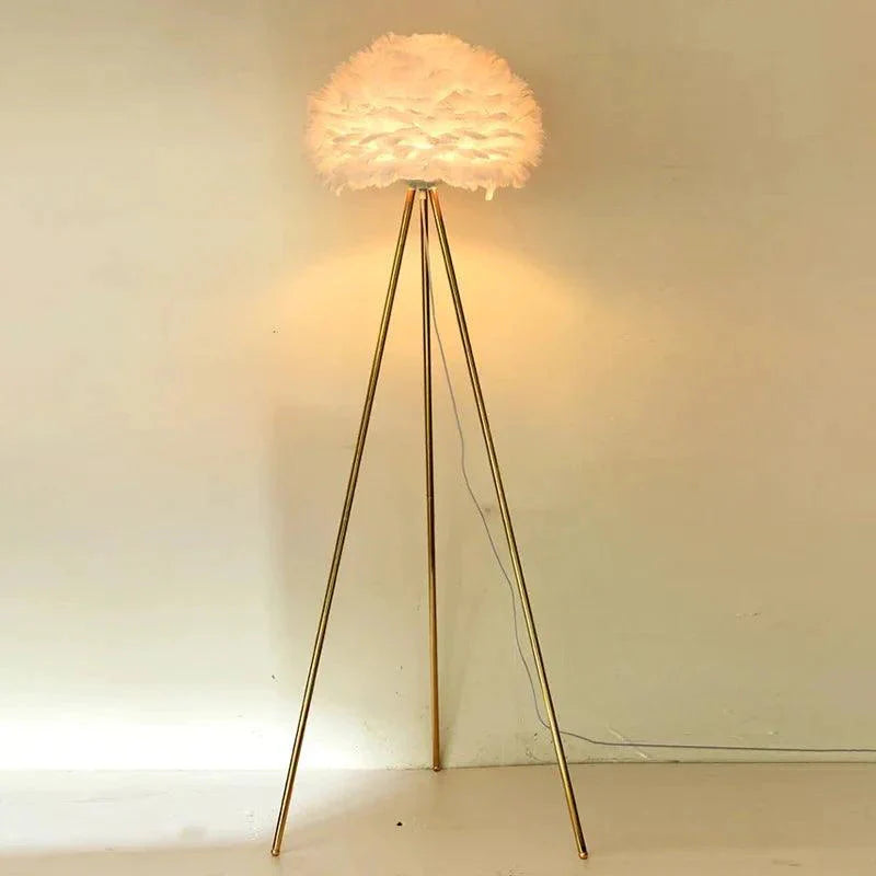Luminaire Élégance Plume - Un Artisanat Unique IL742391-ILLUMEEN.COM