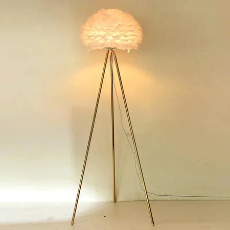 Luminaire Élégance Plume - Un Artisanat Unique IL742391-ILLUMEEN.COM