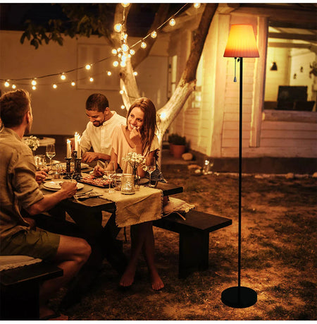 Luminaire Élégance Solaire avec Chargeur USB IL583624-ILLUMEEN.COM