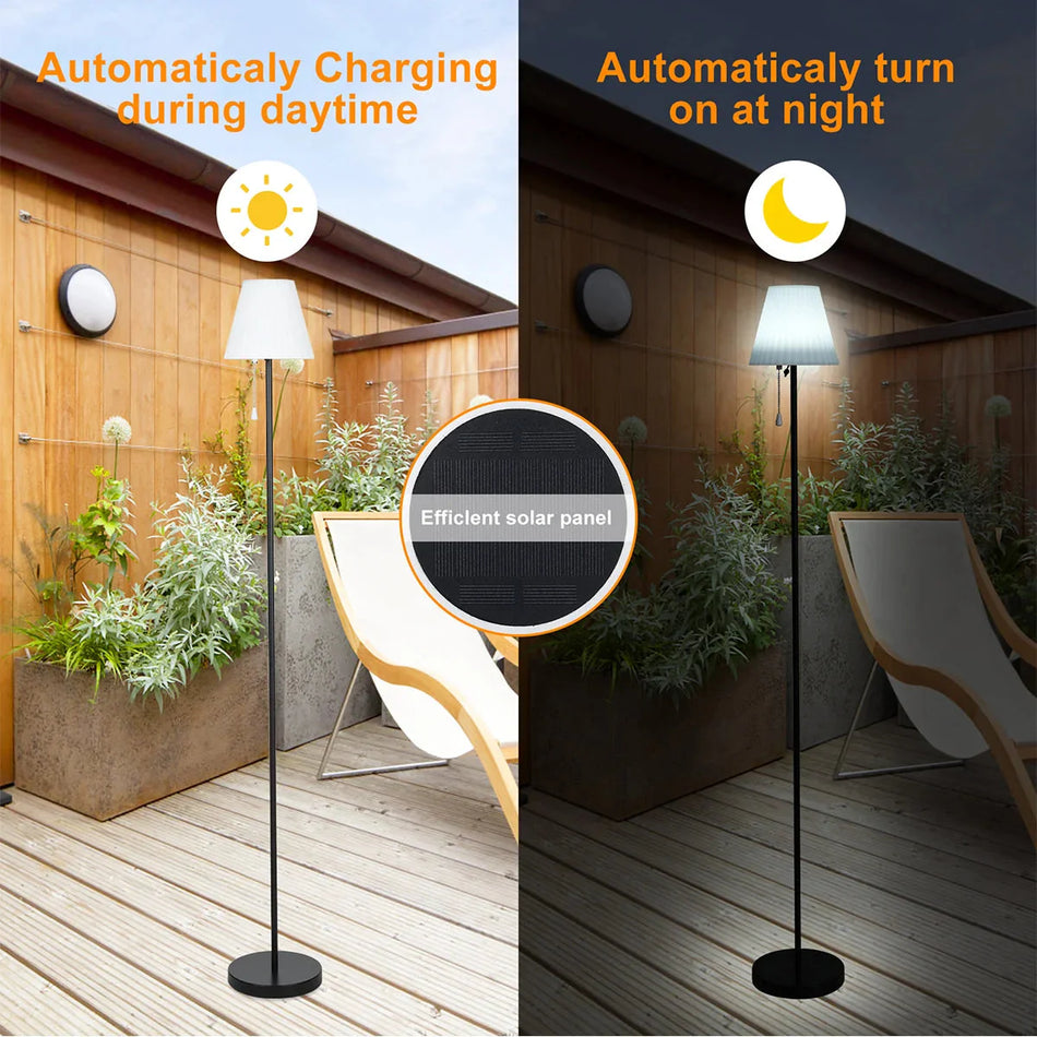 Luminaire Élégance Solaire avec Chargeur USB IL583624-ILLUMEEN.COM