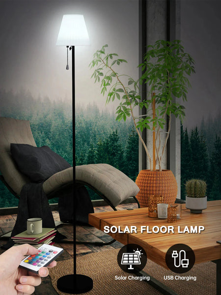 Luminaire Élégance Solaire avec Chargeur USB IL583624-ILLUMEEN.COM