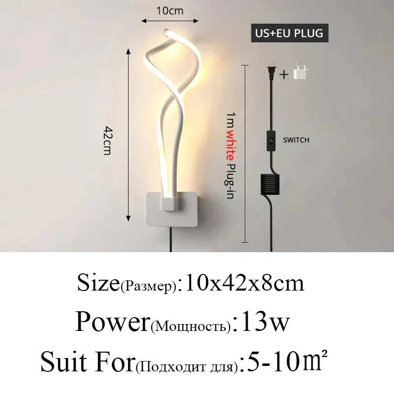 Luminaire Élégant : Applique Murale Design Ruban IL483726-ILLUMEEN.COM