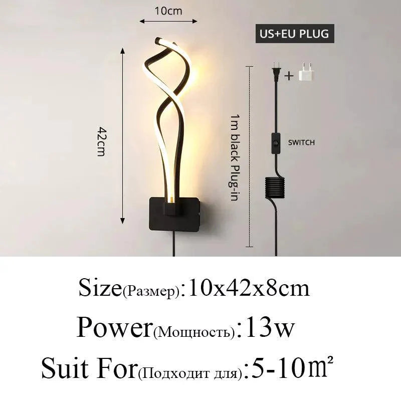 Luminaire Élégant : Applique Murale Design Ruban IL483726-ILLUMEEN.COM