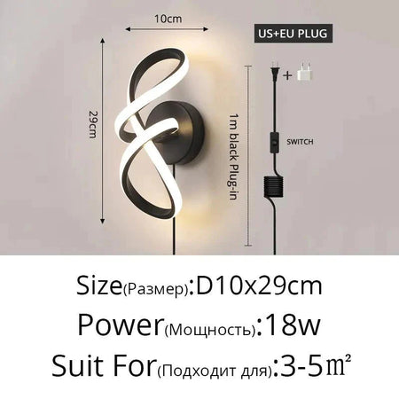 Luminaire Élégant : Applique Murale Design Ruban IL483726-ILLUMEEN.COM