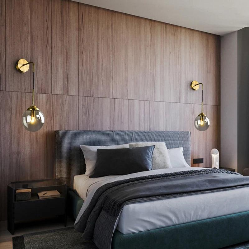 Luminaire Élégant : Applique Murale en Verre Fumé IL283746-ILLUMEEN.COM