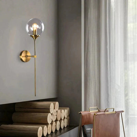 Luminaire Élégant : Applique Murale en Verre Fumé IL283746-ILLUMEEN.COM