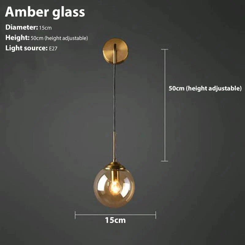 Luminaire Élégant : Applique Murale en Verre Fumé IL283746-ILLUMEEN.COM
