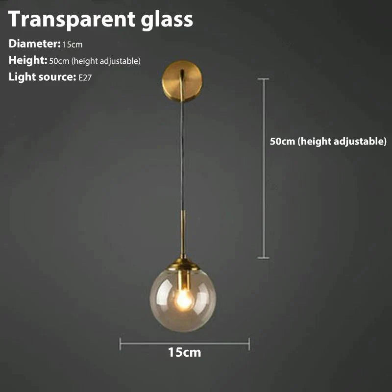 Luminaire Élégant : Applique Murale en Verre Fumé IL283746-ILLUMEEN.COM