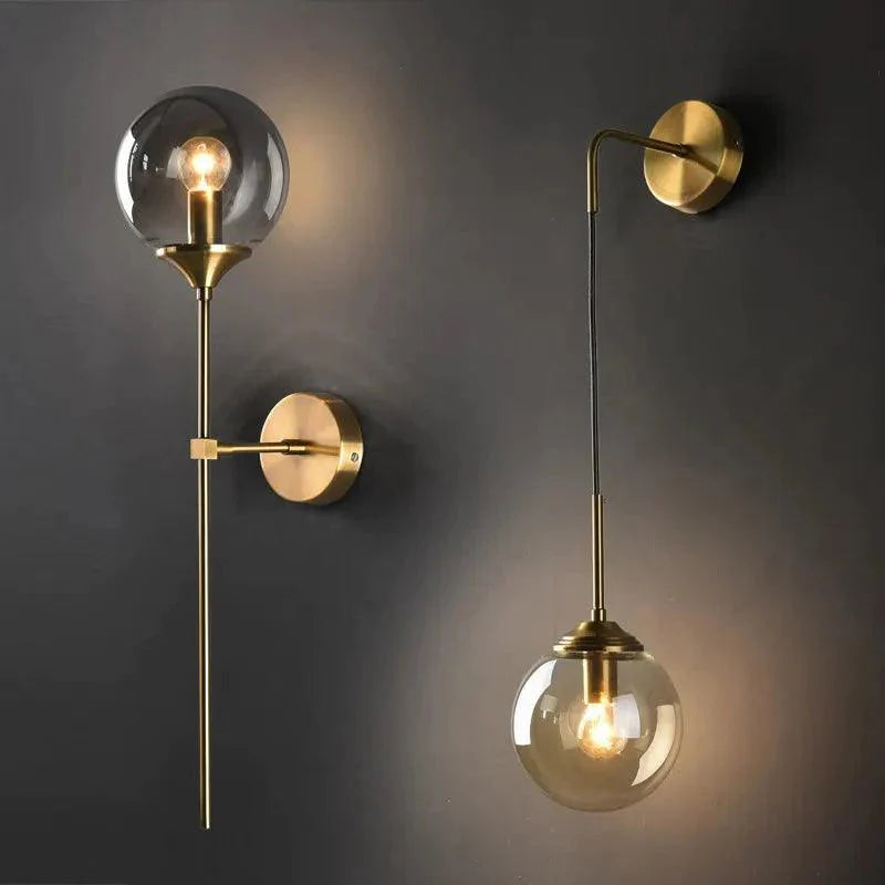 Luminaire Élégant : Applique Murale en Verre Fumé IL283746-ILLUMEEN.COM
