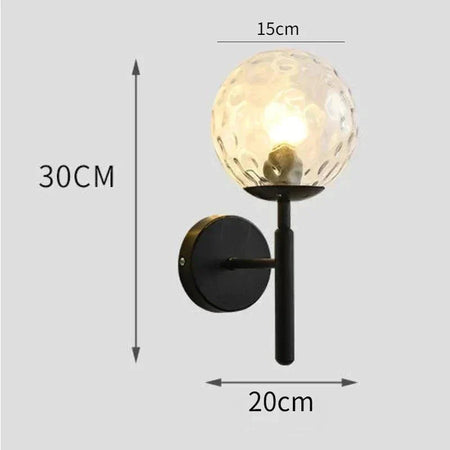 Luminaire Élégant : Applique Murale Globe en Verre IL582913-ILLUMEEN.COM