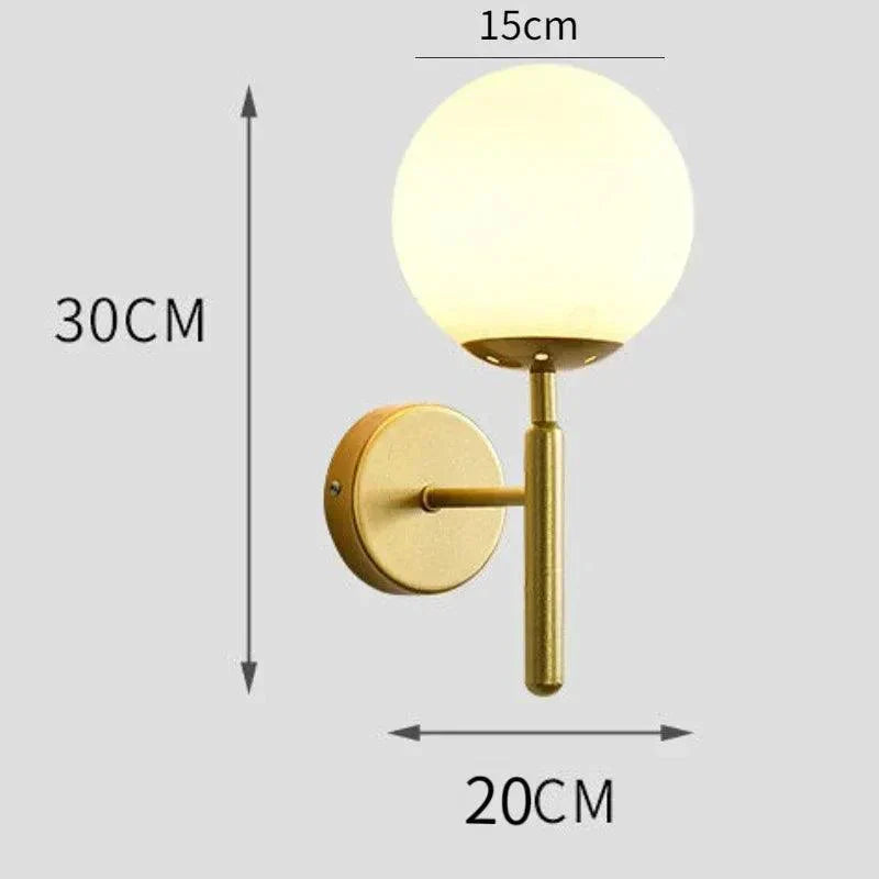 Luminaire Élégant : Applique Murale Globe en Verre IL582913-ILLUMEEN.COM
