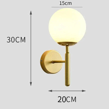 Luminaire Élégant : Applique Murale Globe en Verre IL582913-ILLUMEEN.COM
