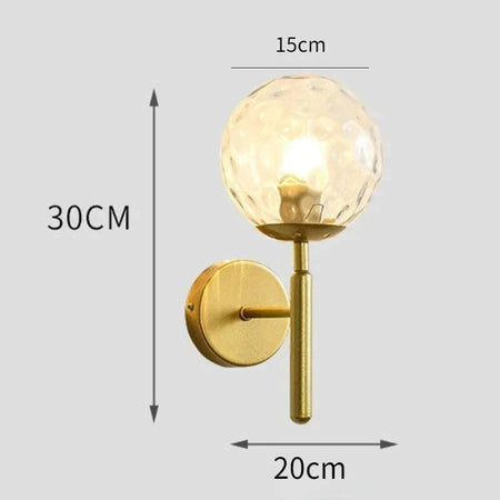Luminaire Élégant : Applique Murale Globe en Verre IL582913-ILLUMEEN.COM