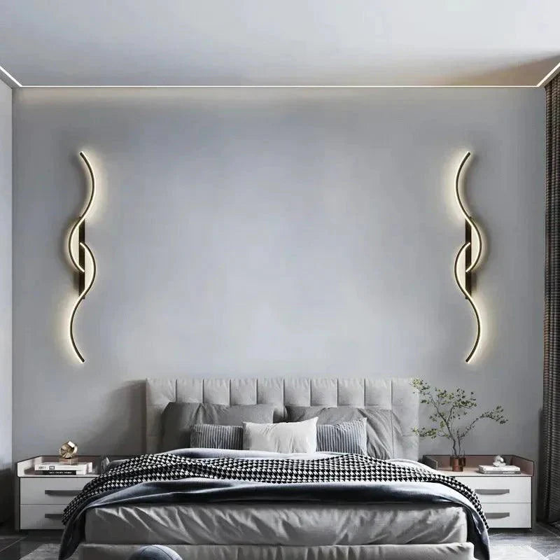 Luminaire Élégant : Applique Murale LED Design Ondulé IL582463-ILLUMEEN.COM