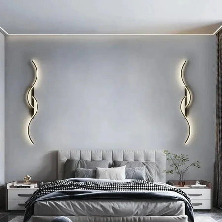 Luminaire Élégant : Applique Murale LED Design Ondulé IL582463-ILLUMEEN.COM