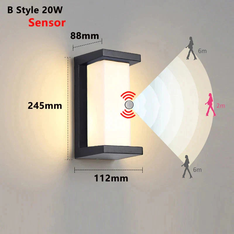 Luminaire Élégant avec Capteur Radar Intelligent IL582749-ILLUMEEN.COM